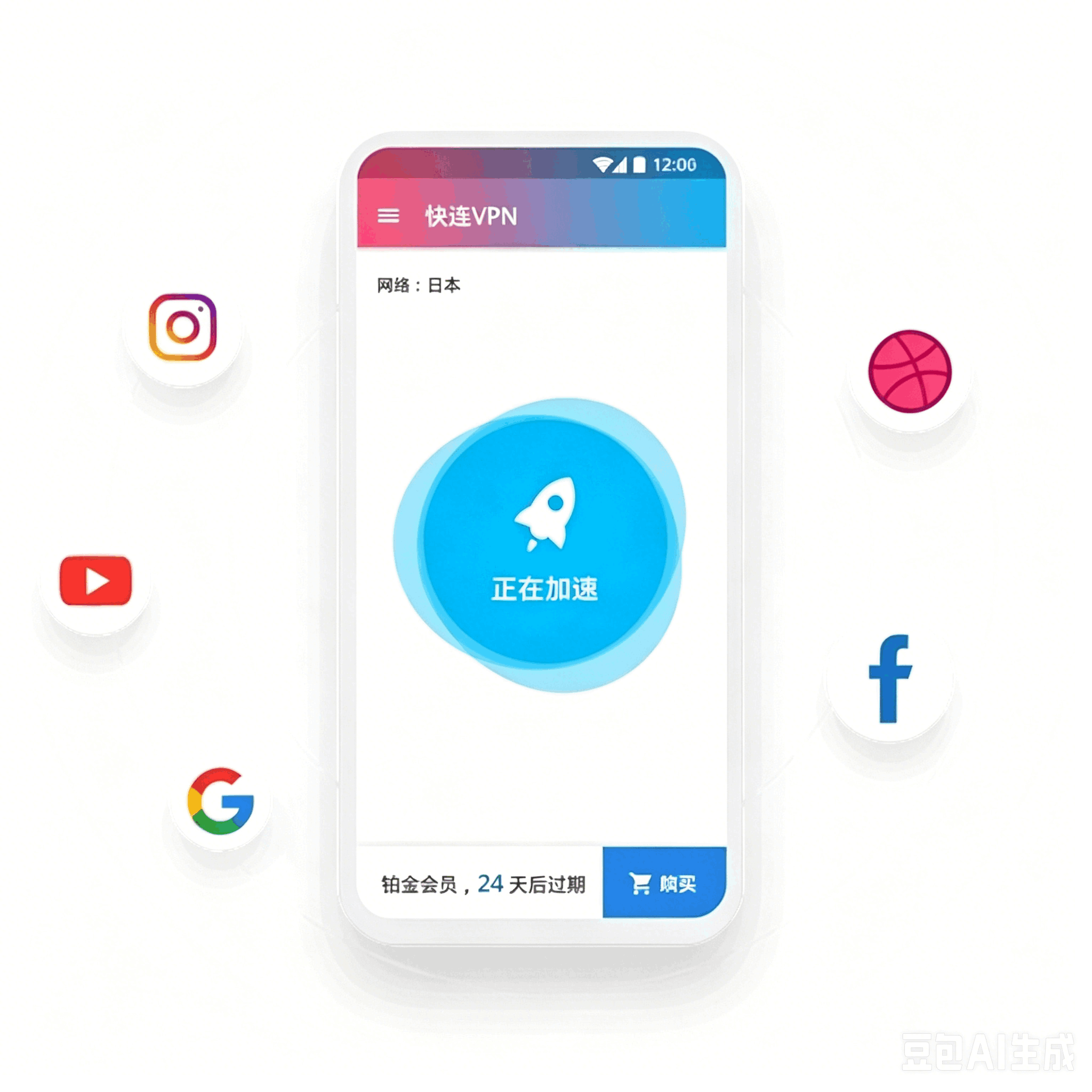 快连网站无法访问解决示意